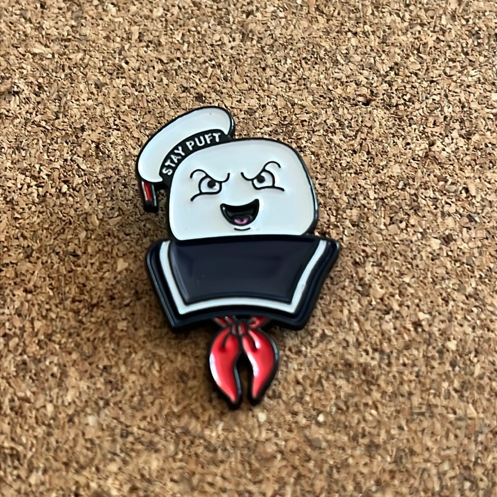 🔥3/$12 - Enamel Pin - Ghostbusters (Stay Puft Marshmallow Man)
